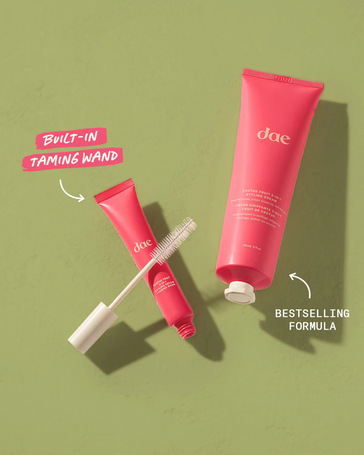 Hair Cactus Fruit 3-In-1 Styling Cream & Taming Wand